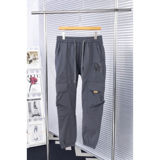 Dior Grey Logo Elasticated Cargo Pants